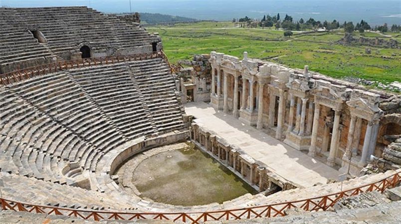 Hierapolis Theatre in Pamukkale